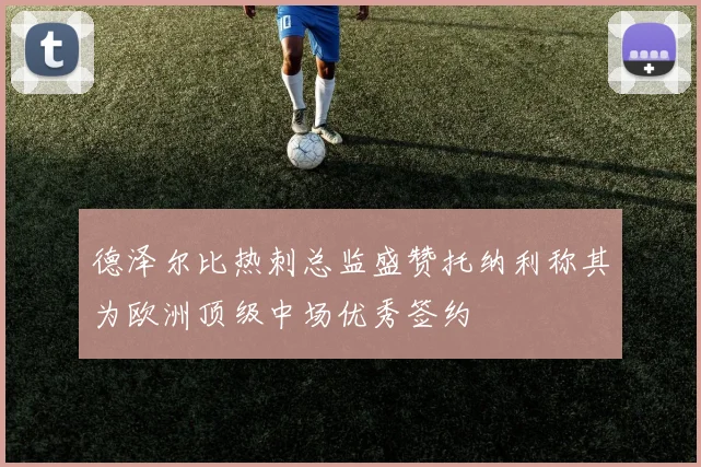 德泽尔比热刺总监盛赞托纳利称其为欧洲顶级中场优秀签约